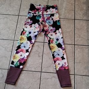 Floral Activewear Workout Pants